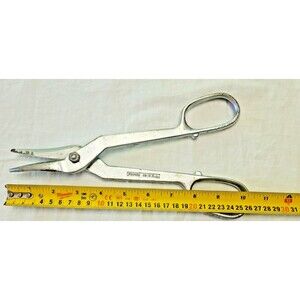 Vintage Mastercraft Tin Snips Metal Cutting Tool 10 1/2" Project DIY Sheet